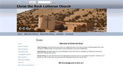 Desktop Screenshot of christtherocklutheran.com